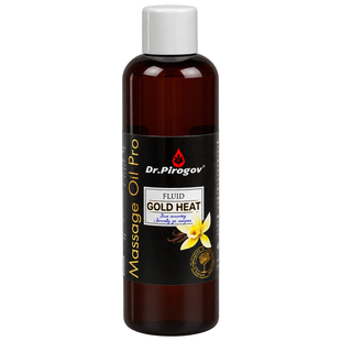 Масло для массажа FLUID GOLD HEAT с ванилью &mdash; профессиональное 1207062569 фото